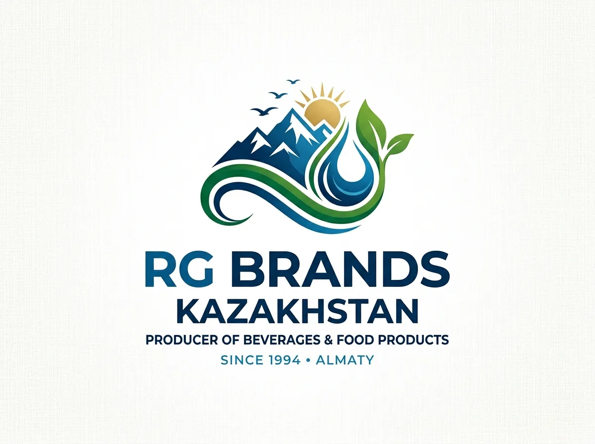Логотип RG Brands Kazakhstan — производитель напитков и продуктов питания в Алматы